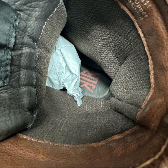 KLR Men's Leather Lace-up Boots in Cognac - Picture 5 of 8